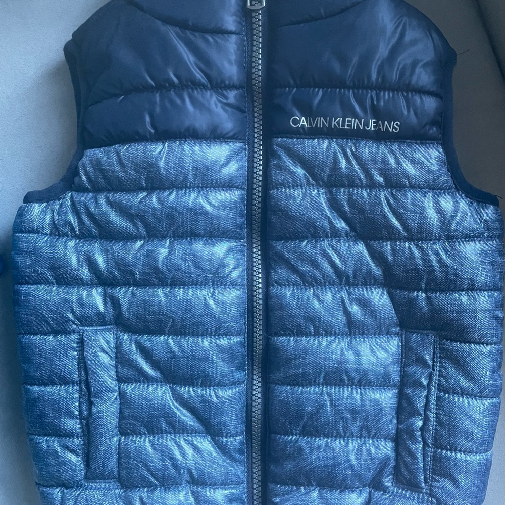 Calvin Klein Jeans Navy Puffer Vest